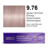 Master LUX Elegance Toner Демі-перманентна крем-фарба_9.76 Дуже світлий блонд коричнево-фіолетовий 100мл Master LUX Elegance Toner Демі-перманентна крем-фарба_9.76 Дуже світлий блонд коричнево-фіолетовий 100мл