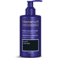 Master LUX Hair Color Mask_Тонуюча маска для волосся Чорний 200мл