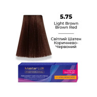 Master LUX Стійка крем-фарба для волосся_5.75 Світлий шатен коричнево-червоний 60мл Master LUX Стійка крем-фарба для волосся_5.75 Світлий шатен коричнево-червоний 60мл