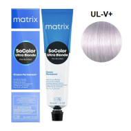 Matrix Socolor Ultra-Blonde Стійка крем-фарба для волосся_UL-V+ 90мл Matrix Socolor Ultra-Blonde Стійка крем-фарба для волосся_UL-V+ 90мл