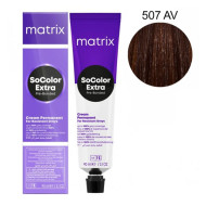 Matrix Socolor Extra Pre-Bonded Стійка крем-фарба для волосся_507AV 90мл Matrix Socolor Extra Pre-Bonded Стійка крем-фарба для волосся_507AV 90мл