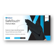 Medicom Premium Black_Нітрилові рукавички неопудрені, чорні, розмір S 100шт Medicom Premium Black_Нітрилові рукавички неопудрені, чорні, розмір S 100шт