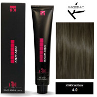 Karibelly Color Action Перманентна крем-фарба для волосся_4.0 каштан 100мл Karibelly Color Action Перманентна крем-фарба для волосся_4.0 каштан 100мл