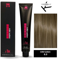 Karibelly Color Action Перманентна крем-фарба для волосся_6.0 темно-русявий 100мл Karibelly Color Action Перманентна крем-фарба для волосся_6.0 темно-русявий 100мл