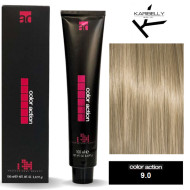 Karibelly Color Action Перманентна крем-фарба для волосся_9.0 дуже світлий блонд 100мл Karibelly Color Action Перманентна крем-фарба для волосся_9.0 дуже світлий блонд 100мл