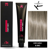 Karibelly Color Action Перманентна крем-фарба для волосся_8.00C холодний глубокий світло-русявий 100мл