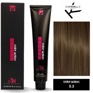 Karibelly Color Action Перманентна крем-фарба для волосся_5.3 золотистий світло-каштановий 100мл