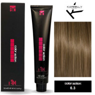 Karibelly Color Action Перманентна крем-фарба для волосся_6.3 золотистий темно-русявий 100мл