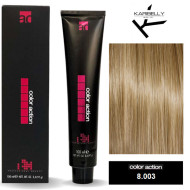 Karibelly Color Action Перманентна крем-фарба для волосся_8.003 натуральний світло-русявий бахія 100мл Karibelly Color Action Перманентна крем-фарба для волосся_8.003 натуральний світло-русявий бахія 100мл