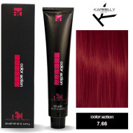 Karibelly Color Action Перманентна крем-фарба для волосся_7.66 інтенсивний червоний блонд 100мл