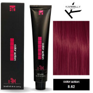 Karibelly Color Action Перманентна крем-фарба для волосся_8.62 блискучий червоний світло-русий 100мл Karibelly Color Action Перманентна крем-фарба для волосся_8.62 блискучий червоний світло-русий 100мл