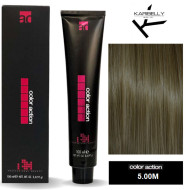 Karibelly Color Action Перманентна крем-фарба для волосся_5.00M світло-коричневий мат 100мл Karibelly Color Action Перманентна крем-фарба для волосся_5.00M світло-коричневий мат 100мл