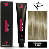 Karibelly Color Action Перманентна крем-фарба для волосся_8.00M світло-русявий мат 100мл