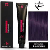 Karibelly Color Action Перманентна крем-фарба для волосся_V / CVi Viola фіолетовий 100мл Karibelly Color Action Перманентна крем-фарба для волосся_V / CVi Viola фіолетовий 100мл