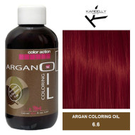Karibelly Coloring Oil Безаміачна фарба з аргановою олією_6.6 інтенсивний червоний темно-русявий 150мл