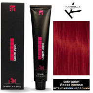 Karibelly Color Action Перманентна крем-фарба для волосся_IRci / PRI Rosso Intenso підсилювач інтенсивий черво