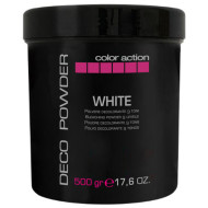 Karibelly Color Action Deco Powder White_Освітлююча пудра без пилу до 7 тонів(біла) 500гр Karibelly Color Action Deco Powder White_Освітлююча пудра без пилу до 7 тонів(біла) 500гр