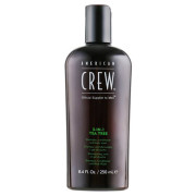 American Crew 3-in-1 Tea Tree_Шампунь, кондиціонер та гель для душу 3в1 250мл American Crew 3-in-1 Tea Tree_Шампунь, кондиціонер та гель для душу 3в1 250мл