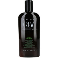 American Crew 3-in-1 Tea Tree_Шампунь, кондиціонер та гель для душу 3в1 450мл