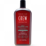 American Crew 3-in-1 Chamomile+Pine_Шампунь, кондиціонер та гель для душу 3в1 1000мл American Crew 3-in-1 Chamomile+Pine_Шампунь, кондиціонер та гель для душу 3в1 1000мл