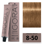 Schwarzkopf Igora Royal Absolutes Стійка крем-фарба_8-50 світло-русявий золотистий натуральний 60мл Schwarzkopf Igora Royal Absolutes Стійка крем-фарба_8-50 світло-русявий золотистий натуральний 60мл
