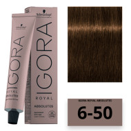 Schwarzkopf Igora Royal Absolutes Стійка крем-фарба_6-50 темно-русявий золотистий натуральний 60мл Schwarzkopf Igora Royal Absolutes Стійка крем-фарба_6-50 темно-русявий золотистий натуральний 60мл