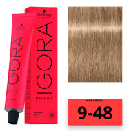 Schwarzkopf Igora Royal Стійка крем-фарба для волосся_9-48 блондин червоний бежевий 60мл Schwarzkopf Igora Royal Стійка крем-фарба для волосся_9-48 блондин червоний бежевий 60мл