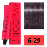 Schwarzkopf Igora Royal Стійка крем-фарба для волосся_6-29 темно-русявий попелястий фіолетовий 60мл Schwarzkopf Igora Royal Стійка крем-фарба для волосся_6-29 темно-русявий попелястий фіолетовий 60мл