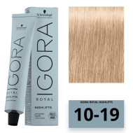 Schwarzkopf Igora Royal Color Highlifts Перманентная крем-фарба_10-19 ультра блонд сандре фіолетовий 60мл
