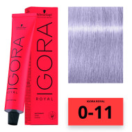 Schwarzkopf Igora Royal Стійка крем-фарба для волосся_0-11 антижовтий концентрат 60 мл Schwarzkopf Igora Royal Стійка крем-фарба для волосся_0-11 антижовтий концентрат 60 мл