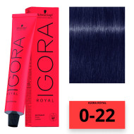 Schwarzkopf Igora Royal Стійка крем-фарба для волосся_0-22 антипомаранчевий концентрат 60мл Schwarzkopf Igora Royal Стійка крем-фарба для волосся_0-22 антипомаранчевий концентрат 60мл