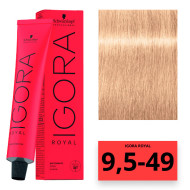 Schwarzkopf Igora Royal Стійка крем-фарба для волосся_9,5-49 пастельний блондин бежевий фіолетовий 60мл Schwarzkopf Igora Royal Стійка крем-фарба для волосся_9,5-49 пастельний блондин бежевий фіолетовий 60мл