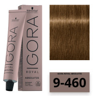 Schwarzkopf Igora Royal Absolutes Стійка крем-фарба_9-460 екстра світлий бежевий шоколадний 60мл Schwarzkopf Igora Royal Absolutes Стійка крем-фарба_9-460 екстра світлий бежевий шоколадний 60мл