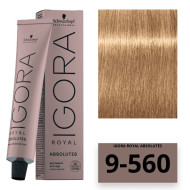 Schwarzkopf Igora Royal Absolutes Стійка крем-фарба_9-560 екстра світлий блондин золотисто-шоколадний 60мл Schwarzkopf Igora Royal Absolutes Стійка крем-фарба_9-560 екстра світлий блондин золотисто-шоколадний 60мл