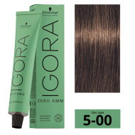 Schwarzkopf Igora Zero Amm Стійка крем-фарба без аміаку_5-00 світло-коричневий натуральний екстра 60мл Schwarzkopf Igora Zero Amm Стійка крем-фарба без аміаку_5-00 світло-коричневий натуральний екстра 60мл
