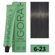 Schwarzkopf Igora Zero Amm Стійка крем-фарба без аміаку_6-23 темно-русявий попелясто-матовий 60мл Schwarzkopf Igora Zero Amm Стійка крем-фарба без аміаку_6-23 темно-русявий попелясто-матовий 60мл