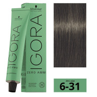 Schwarzkopf Igora Zero Amm Стійка крем-фарба без аміаку_6-31 темно-русявий матовий Cendre 60мл Schwarzkopf Igora Zero Amm Стійка крем-фарба без аміаку_6-31 темно-русявий матовий Cendre 60мл