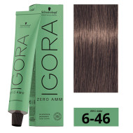 Schwarzkopf Igora Zero Amm Стійка крем-фарба без аміаку_6-46 темно-русявий бежевий шоколадний 60мл Schwarzkopf Igora Zero Amm Стійка крем-фарба без аміаку_6-46 темно-русявий бежевий шоколадний 60мл