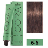 Schwarzkopf Igora Zero Amm Стійка крем-фарба без аміаку_6-6 темно-русявий шоколадний 60мл Schwarzkopf Igora Zero Amm Стійка крем-фарба без аміаку_6-6 темно-русявий шоколадний 60мл