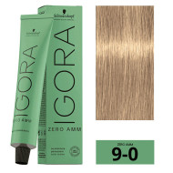 Schwarzkopf Igora Zero Amm Стійка крем-фарба без аміаку_9-0 екстра-світлий блондин натуральний 60мл Schwarzkopf Igora Zero Amm Стійка крем-фарба без аміаку_9-0 екстра-світлий блондин натуральний 60мл