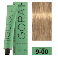 Schwarzkopf Igora Zero Amm Стійка крем-фарба без аміаку_9-00 екстра світлий блондин натуральний екстра 60мл Schwarzkopf Igora Zero Amm Стійка крем-фарба без аміаку_9-00 екстра світлий блондин натуральний екстра 60мл