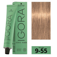 Schwarzkopf Igora Zero Amm Стійка крем-фарба без аміаку_9-55 екстра світлий блондин золото екстра 60мл Schwarzkopf Igora Zero Amm Стійка крем-фарба без аміаку_9-55 екстра світлий блондин золото екстра 60мл