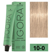 Schwarzkopf Igora Zero Amm Стійка крем-фарба без аміаку_10-0 ультра блондин натуральний 60мл Schwarzkopf Igora Zero Amm Стійка крем-фарба без аміаку_10-0 ультра блондин натуральний 60мл