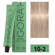 Schwarzkopf Igora Zero Amm Стійка крем-фарба без аміаку_10-2 ультра блондин попелястий 60мл Schwarzkopf Igora Zero Amm Стійка крем-фарба без аміаку_10-2 ультра блондин попелястий 60мл