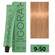 Schwarzkopf Igora Zero Amm Стійка крем-фарба без аміаку_9-50 екстра-світлий блондин золотий натуральний 60мл Schwarzkopf Igora Zero Amm Стійка крем-фарба без аміаку_9-50 екстра-світлий блондин золотий натуральний 60мл