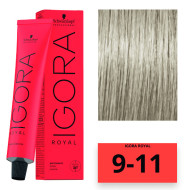 Schwarzkopf Igora Royal Стійка крем-фарба для волосся_ 9-11 дуже світлий блондин 60мл Schwarzkopf Igora Royal Стійка крем-фарба для волосся_ 9-11 дуже світлий блондин 60мл
