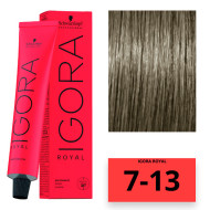 Schwarzkopf Igora Royal Стійка крем-фарба для волосся_7-13 середній блондин 60мл Schwarzkopf Igora Royal Стійка крем-фарба для волосся_7-13 середній блондин 60мл