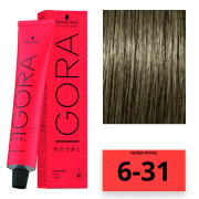 Schwarzkopf Igora Royal Стійка крем-фарба для волосся_6-31 світло-коричневий 60мл Schwarzkopf Igora Royal Стійка крем-фарба для волосся_6-31 світло-коричневий 60мл