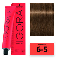Schwarzkopf Igora Royal Стійка крем-фарба для волосся_6-5 темне світле золото 60мл Schwarzkopf Igora Royal Стійка крем-фарба для волосся_6-5 темне світле золото 60мл