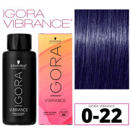 Schwarzkopf Igora Vibrance Деміперманентна фарба для волосся_0-22 антипомаранчевий 60мл Schwarzkopf Igora Vibrance Деміперманентна фарба для волосся_0-22 антипомаранчевий 60мл